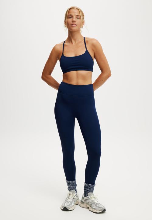 Cotton On - 365 Keyhole Crop - Heritage Blue
