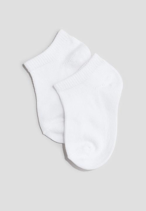H&M - 5-pack trainer socks - black,white,grey