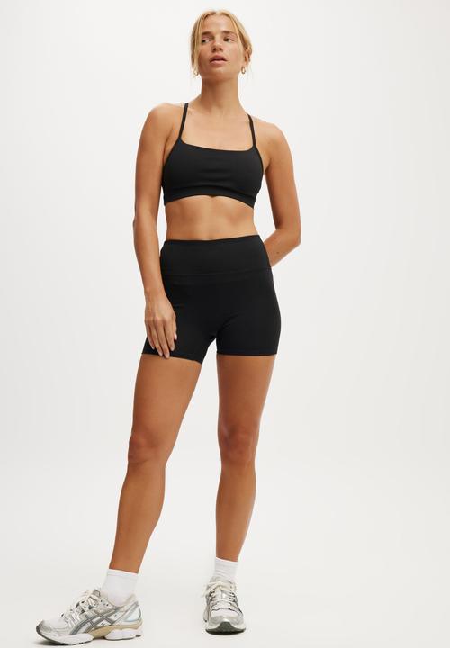 Cotton On - 365 Keyhole Crop - Black