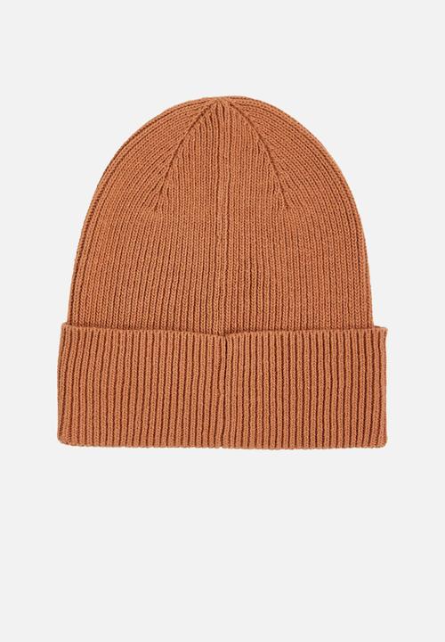 Calvin Klein - Ck embroidery fine rib beanie-lion
