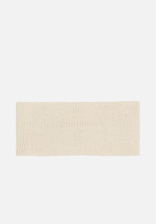 Calvin Klein - Monogram embro headband-birch