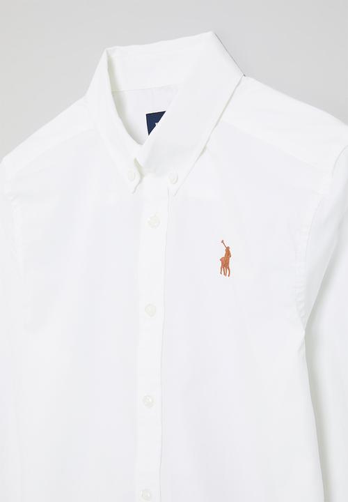POLO - Boys nicholas long sleeve shirt - white