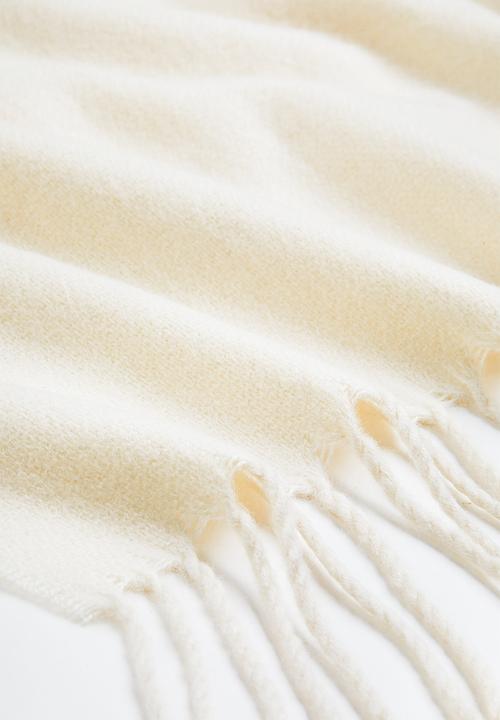 H&M - Woven scarf - cream