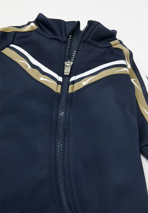 Nike - Nkn n nsw club poly hooded co - midnight navy