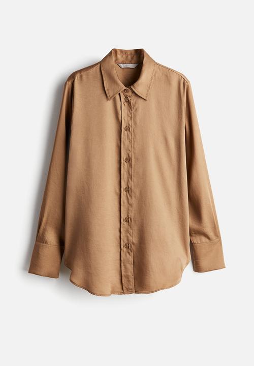 H&M - Shirt - dark beige