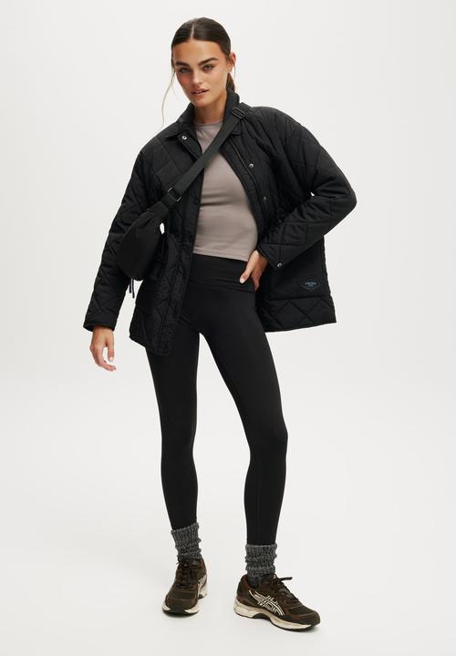 Cotton On - Alpine Patch Pocket Jacket - Black
