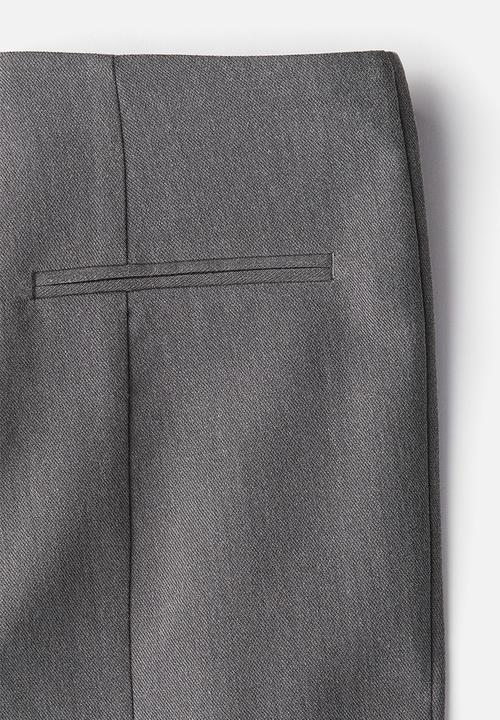 H&M - Slim tailored trousers - grey marl