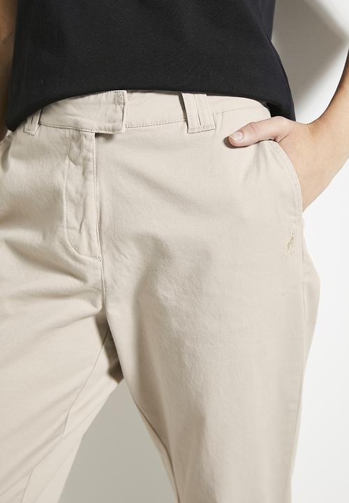 POLO - Wmn sienna chino - birch