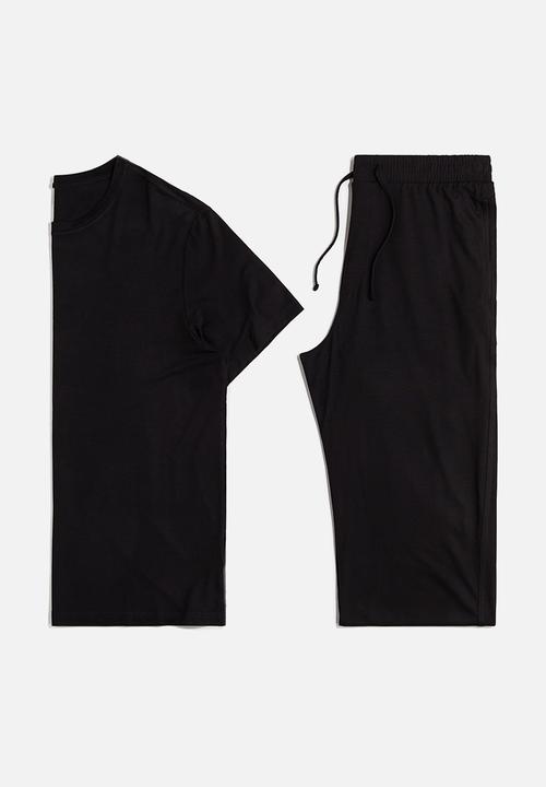 H&M - Jersey pyjamas - black