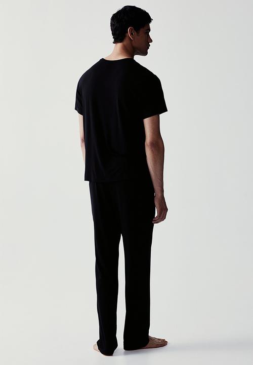 H&M - Jersey pyjamas - black