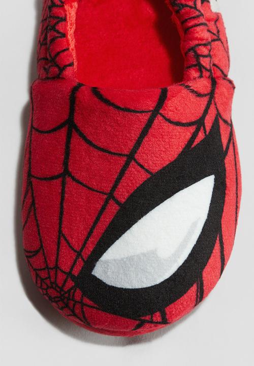 H&M - Soft appliquéd slippers - red spider-man