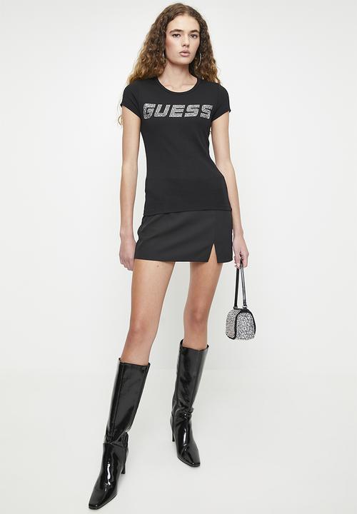 GUESS - Kiara Ss T-Shirt - Jet Black A996