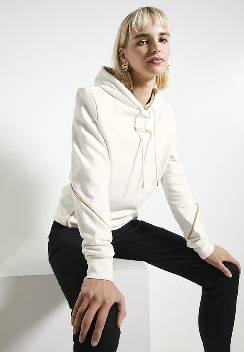 POLO - Wmn demi track top - off white	