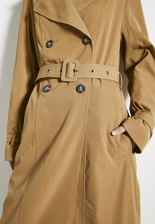 POLO - Wmn blake trench coat - camel