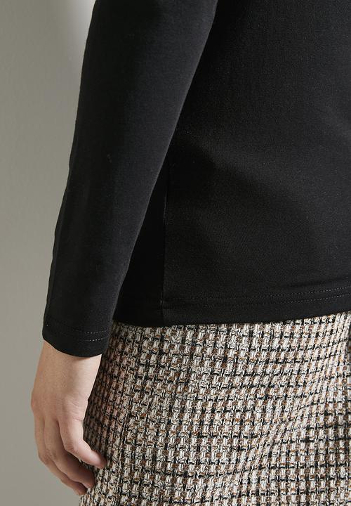 POLO - Wmn alice long sleeve second skin - black