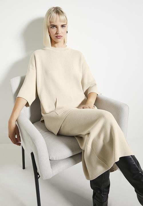 POLO - Wmn tiffany knitted top - sand