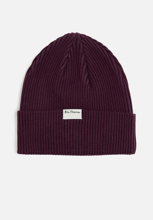 Ben Sherman - Targy Rib Beanie - Cherry Lacquer