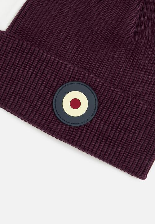 Ben Sherman - Targy Rib Beanie - Cherry Lacquer