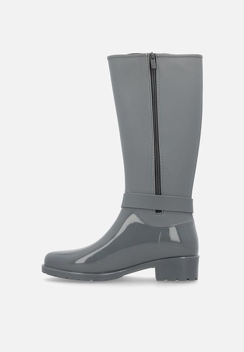 Viabeach - Cloudy 1 Riding Boot - Charcoal