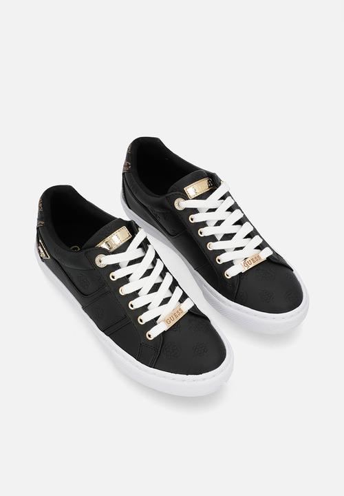 GUESS - Liteit monogram sneaker - black/brown