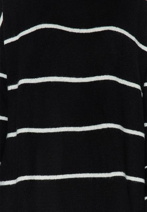 Trendyol - Maxi knit wide pattern soft texture dressess - black