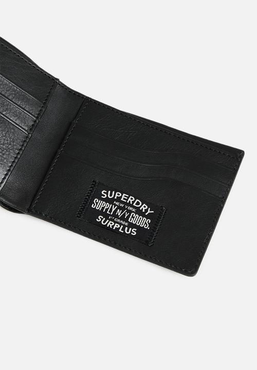 Superdry. - Leather Goods Wallet - Black