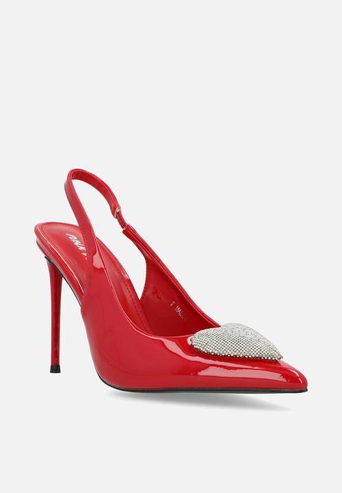 Public Desire - Elvis Slingback - Red Patent