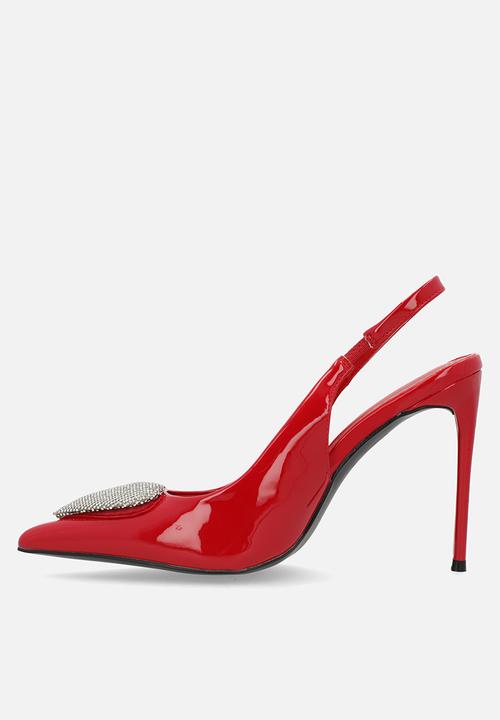 Public Desire - Elvis Slingback - Red Patent