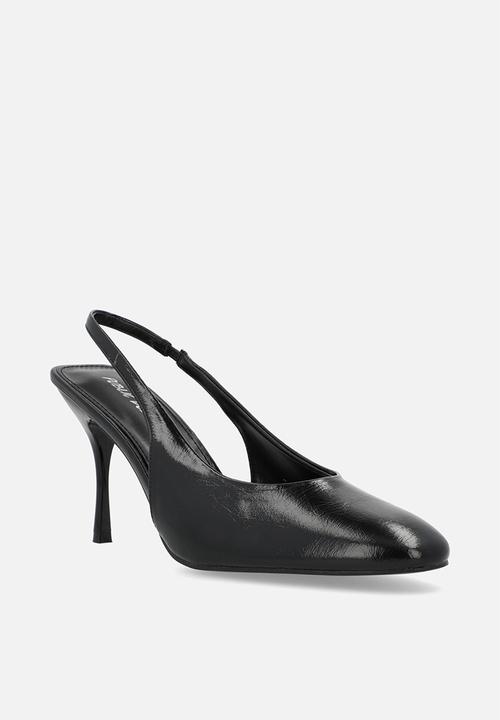 Public Desire - Tilapia Slingback Stiletto - Black