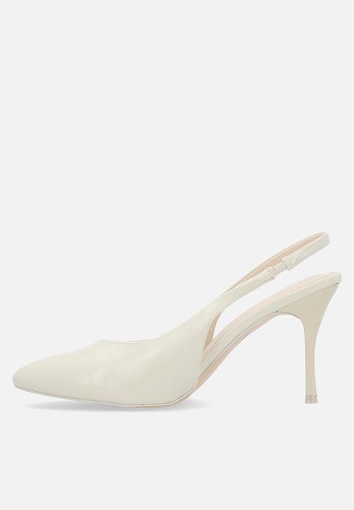 Public Desire - Tilapia Slingback Stiletto - Cream