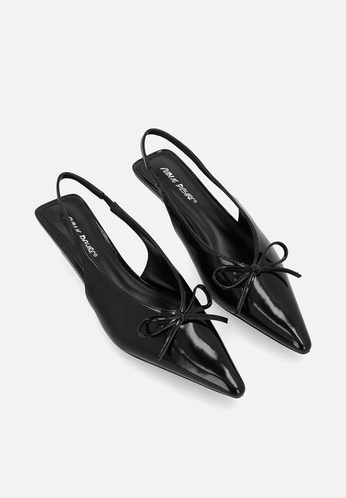 Public Desire - Meadow Slingback - Black