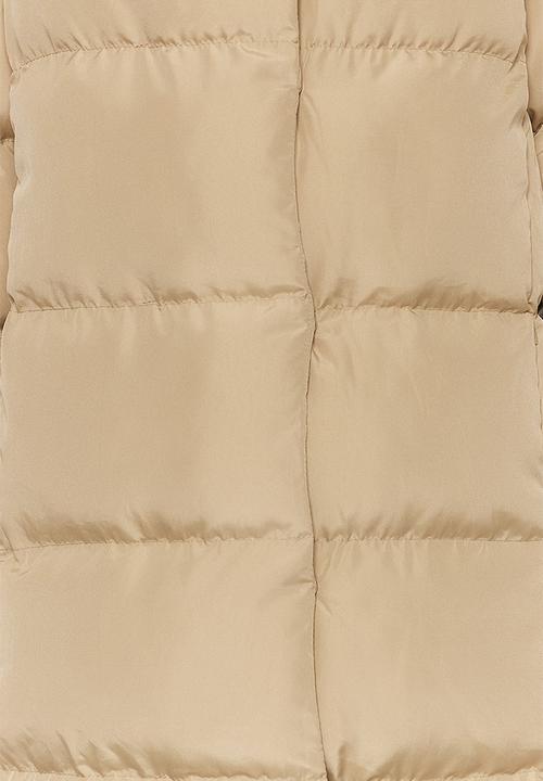 Trendyol - Regular snap closure water repellent quilted puffer coat - mink