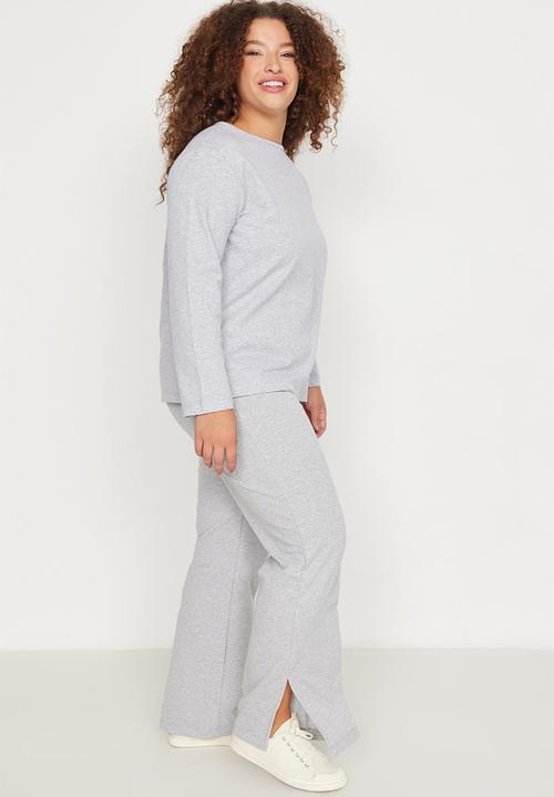 Trendyol - Pajamas with slits - gray