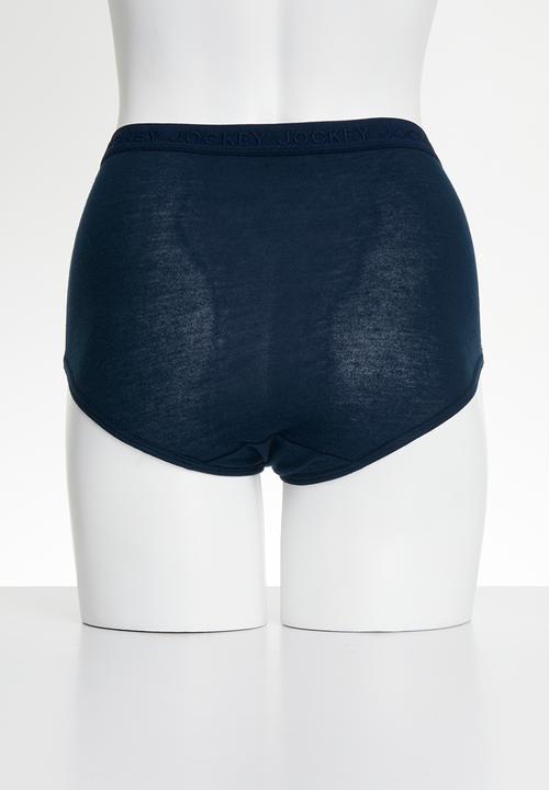 Jockey - 3 Pack Plain Full Brief - navy/lilac/capp