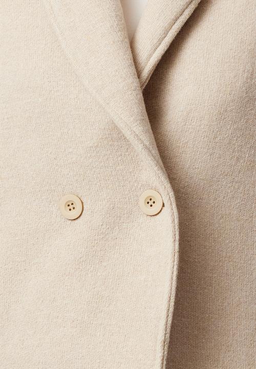 Trendyol - Stone regular wool coat