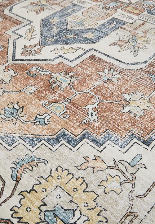 Fotakis - Option Antique Rug - Rust & Navy