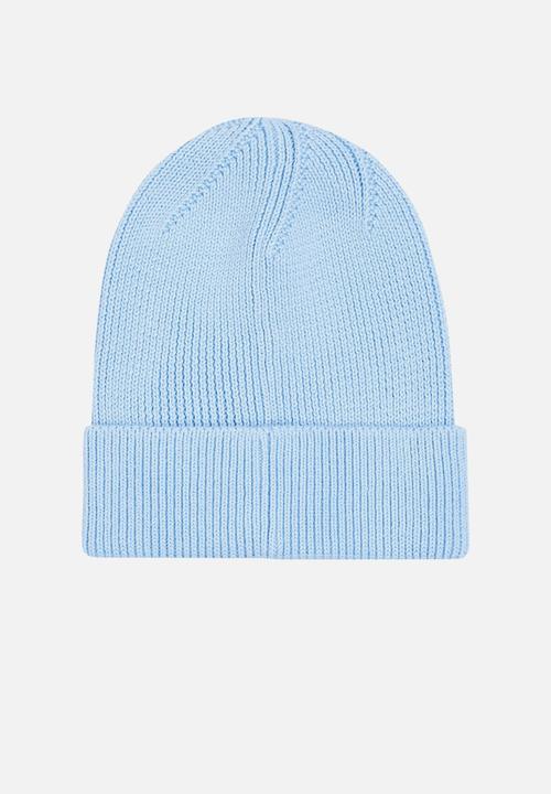 Tommy Hilfiger - Elongated flag beanie-blue