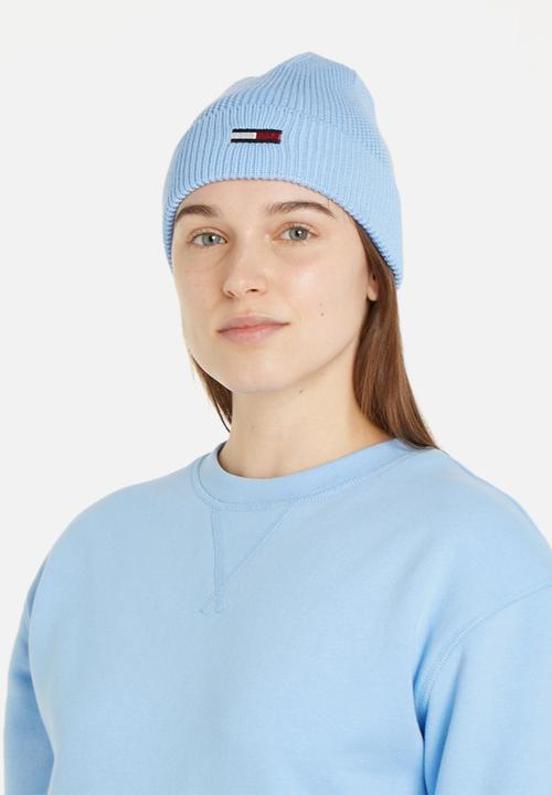 Tommy Hilfiger - Elongated flag beanie-blue