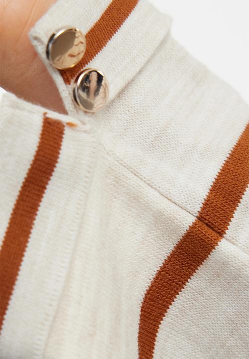 Trendyol - Striped fine dress - tile 