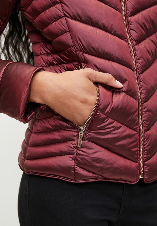 SISSY BOY - Ravilla Puffer Jacket - Burgundy