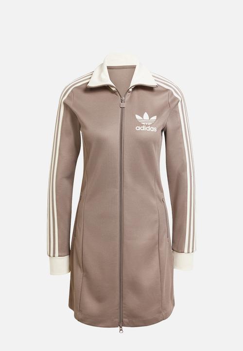 adidas Originals - 3S Track Dress - Trace Brown