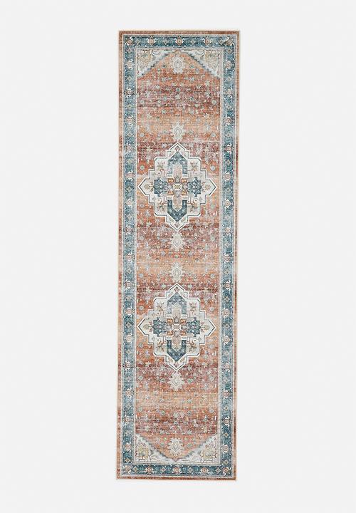 Fotakis - Option Antique Rug - Rust & Navy