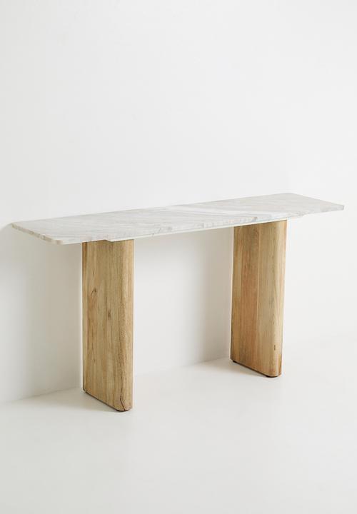 Sixth Floor - Anwar marble & wood console - Toronto