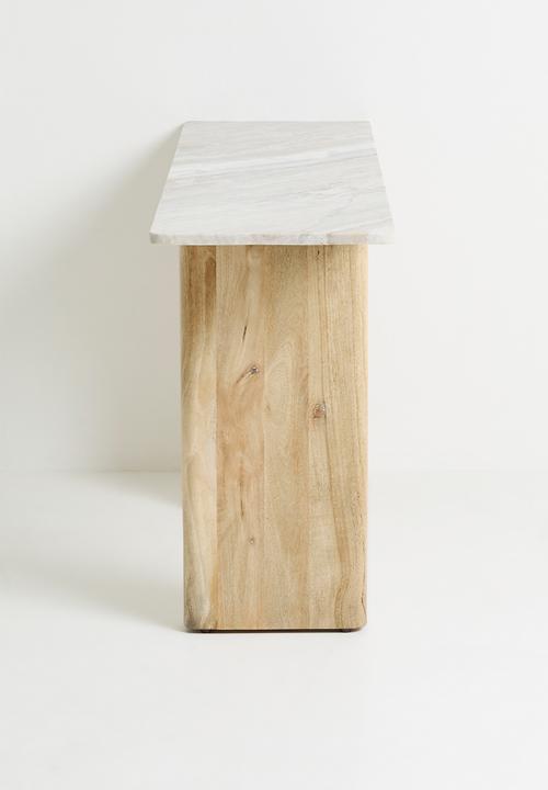 Sixth Floor - Anwar marble & wood console - Toronto