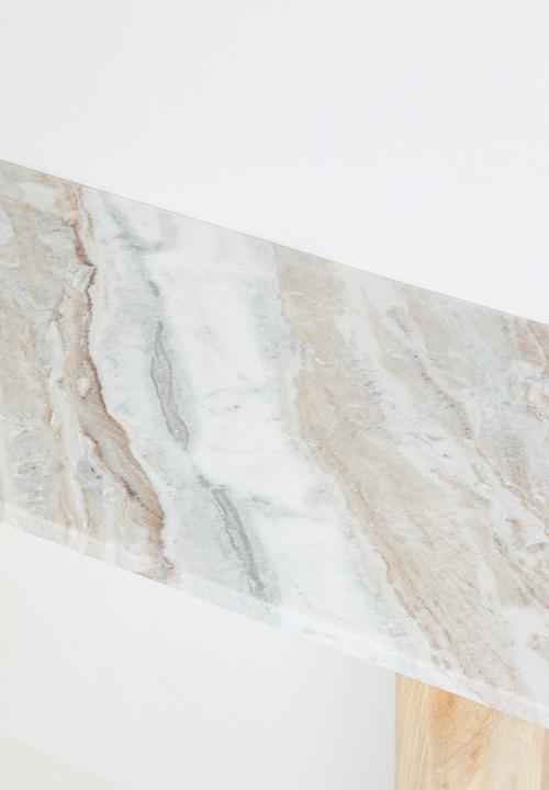 Sixth Floor - Anwar marble & wood console - Toronto