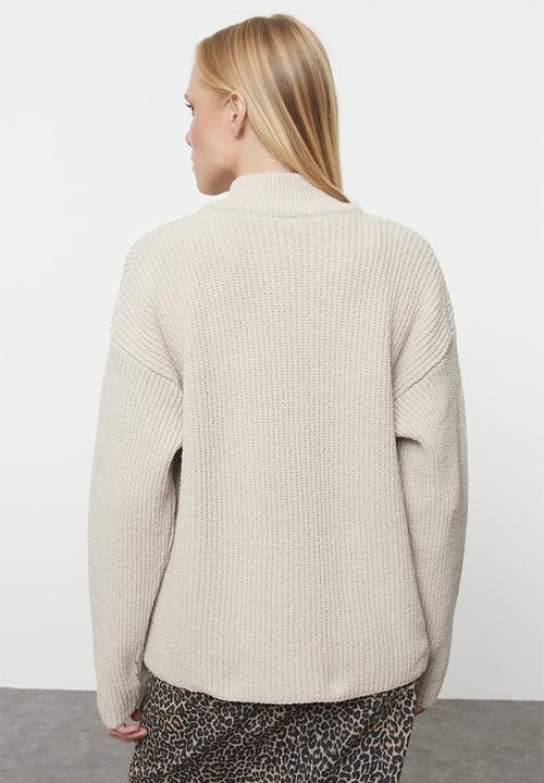 Trendyol - Tas more sustainable soft texture pocket detailed knitwear