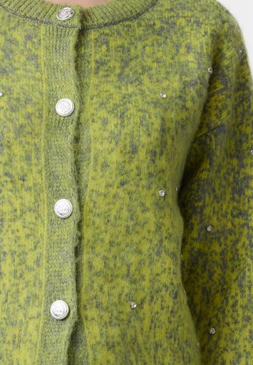 Trendyol - Soft textured patterned knitwear - green