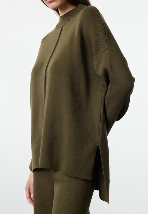 Trendyol - Sweater trousers knitwear bottom-top - khaki