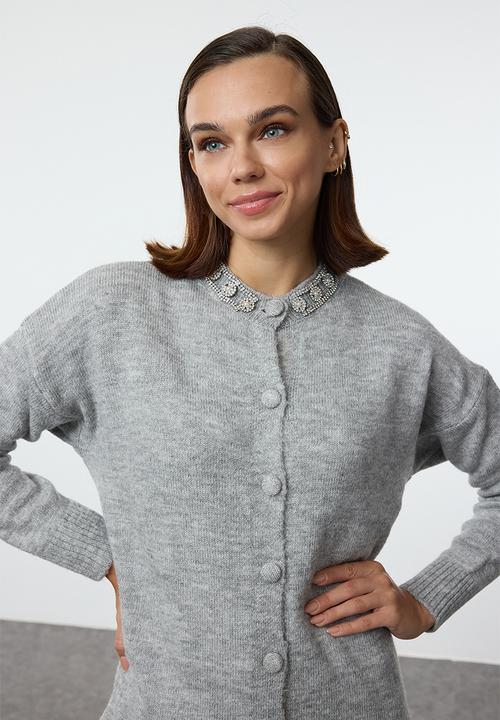 Trendyol - Accessory detailed knitwear - grey