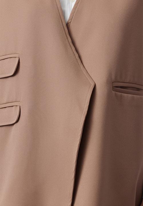 Trendyol - Detailed Woven Vest - Camel